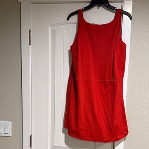 All in Motion Vibrant Red Activewear one piece outfit